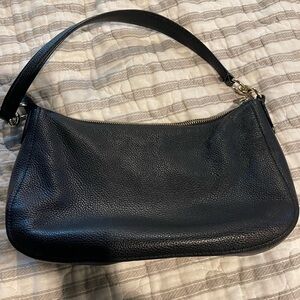 Coach Black Leather hobo bag